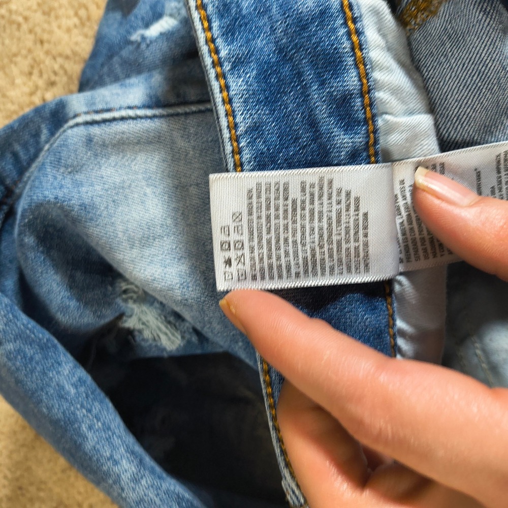 American Eagle NE(X)T Level Flex Skinny Ripped‎ Distressed Denim Jeans Mens - Picture 9 of 13
